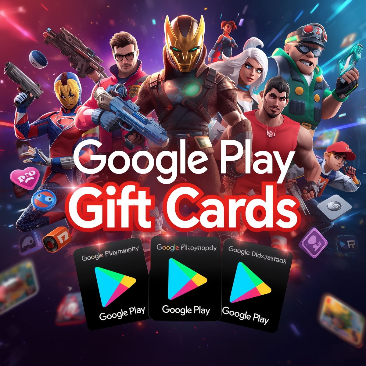 Buy Google Play Gift Cards: Get Instant Digital Codes